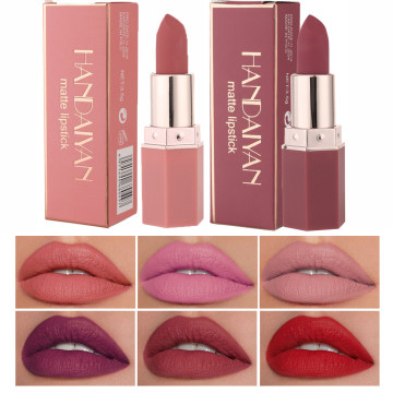 1Pc Matte Lipstick Professional Lips Makeup Long-lasting Waterproof Lipstick Red Nude Lipsticks Nutritious Velvet Lips Stick NEW