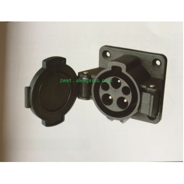 ZWET Sae J1772 EV Socket Electric Vehicle Charge Socket For 16 to 32amp 110 to 250 v