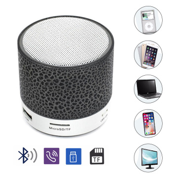 Bluetooth Speaker Mini Wireless Loudspeaker Crack LED TF Card USB Subwoofer Portable MP3 Music Sound Column for PC Mobile Phone