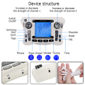 Electronic Pulse Massager/tens Ems Trainer Body Massager Muscle Stimulator Back Body Neck Massage Dual Channel Therapy Machine
