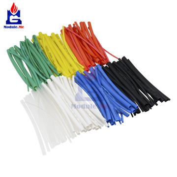 140Pcs Diy Kit Car Electrical Cable Heat Shrink Tube Tubing For Wrap Sleeve Assorted Polyolefin Electric Unit Part