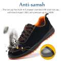 Men Outdoor Anti-slip Steel Toe Cap Work Safety Shoes Anti-puncture Breathable Construction Safety Boots Shoes 40 41 42 43 44 45