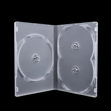 1PC Portable Square Ltra Thin Single 3 Disc Clear Replacement Cases For Blu-Ray DVD Movies Holder CD Case Box Disc Box