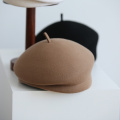 Hepburn Style 100% Australia Wool Beret Girl Cute Painter Hat Lady Cloche Felt Pillbox Cap