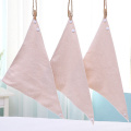 Baby Bibs High Quality Triangle Soft Cotton Beige Striped Printing Baby Bandana Bibs Dribble Bibs