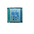 TN positive LCD Display clock and temperature