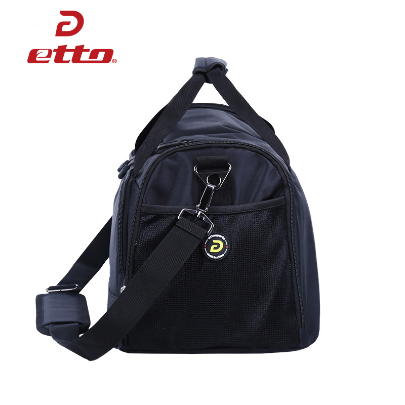 Etto 37L Sports Gym Bag Men Women Independent Shoes Storage Totes Soccer Training Handbag Waterproof Outdoor Shoulder Bag HAB012