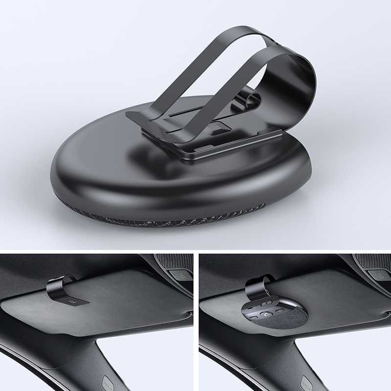 Wireless Vehicle Car Bluetooth V5.0 Speakers Handsfree Car Kit Hands-free Bluetooth Speakerphone Sun Visor Car Accessories
