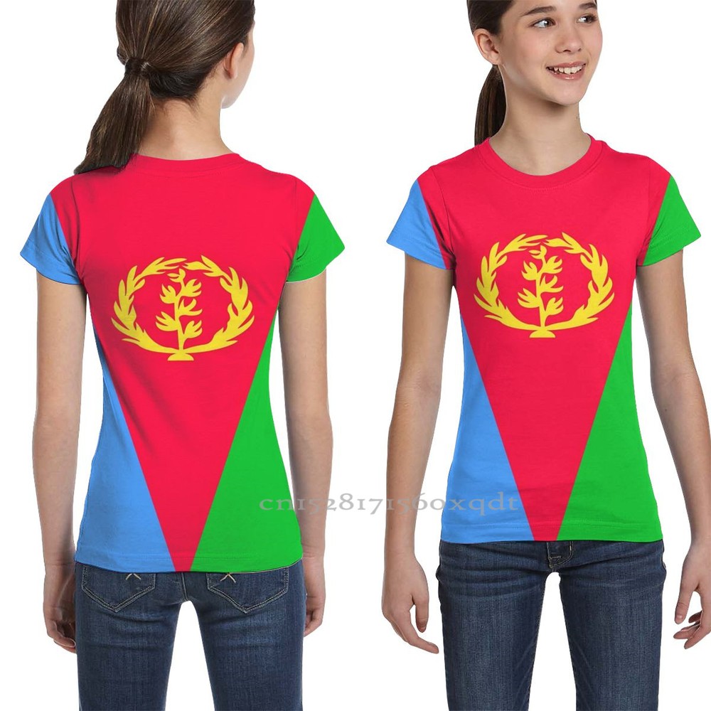 Men tshirt Eritrea Flag Banner women all over print fashion girl t shirt boy tops tees Short Sleeve tshirts