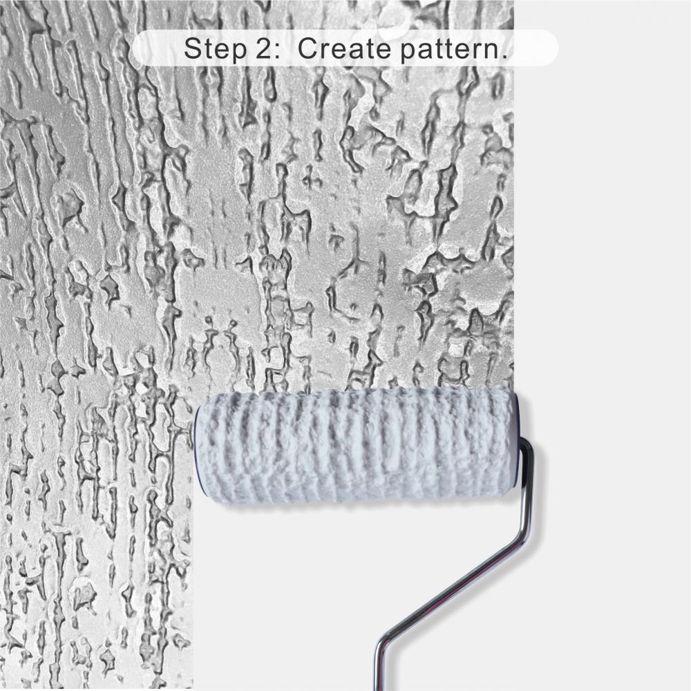 Art paint rollerfor interior walls