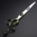 Retro Hairdressing Scissors 6/ 7 inch Flat Cut Seamless Thinning Hair Salon Hairdresser Special Haircut Scissors Collection