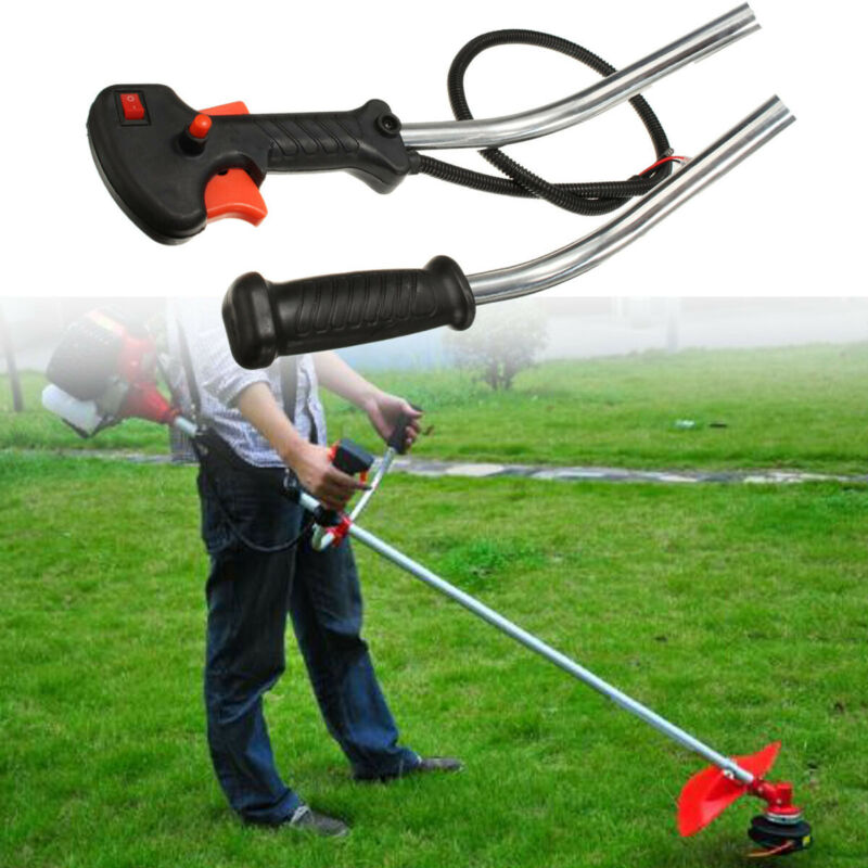 40cm Tube Handle Throttle Trigger Cable Aluminum String Trimmer Parts Accessory Brushcutter Control Switch Home Garden Supplies