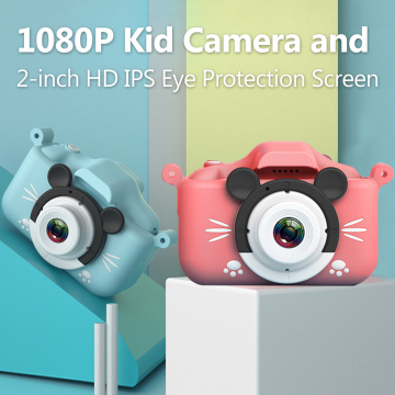 20MP Kids Children Digital Camera Video Camcorder 2.0 Inches IPS Screen Dual Camera Lenses with Strap Charging Cable for Child