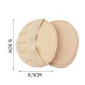 1 Pair Invisible Heel Pads Women Men Forefoot Pad Makeup Black Beige Silicone Foot Skin Care Tool Comfortable Forefoot Pads
