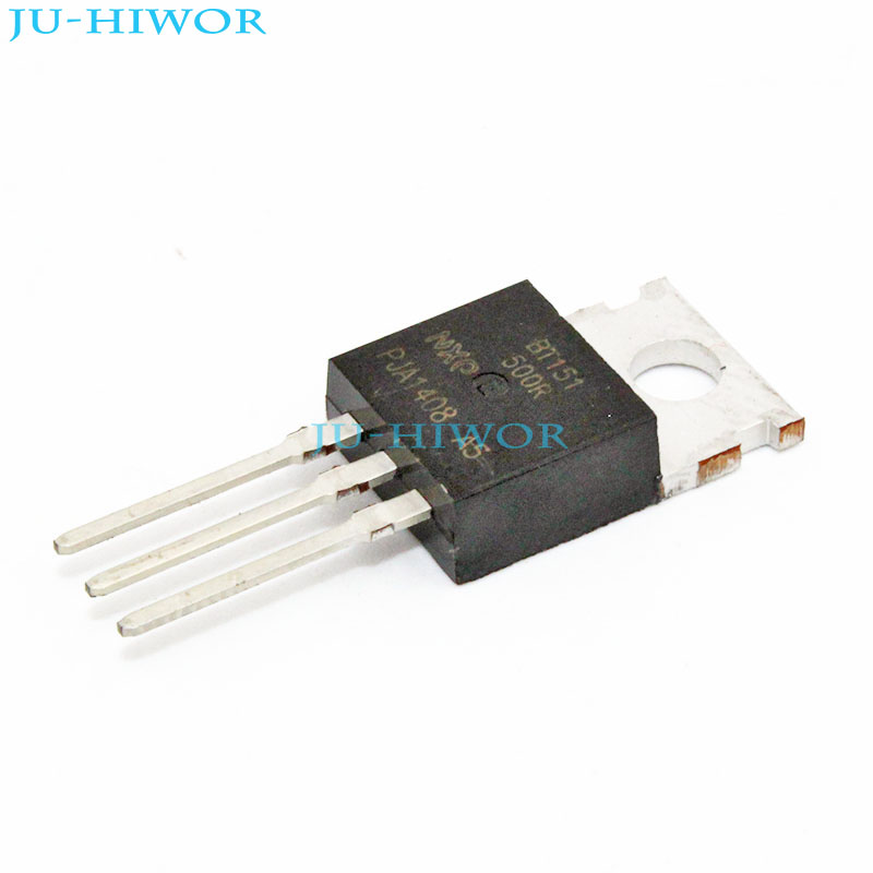 10pcs/lot BT151 BT151-500R BT151-600 Thyristor SCR 7.5A 500V