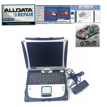 2020 hot sale 1TB HDD Alldata Laptop alldata 10.53 Mitchel.l OD repair software ATSG Vivid Workshop data installed in CF19