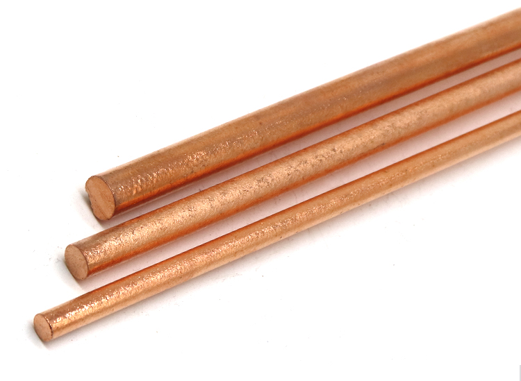 10pcs Air Carbon Arc Gouging Rods Copper Round Graphite Electrode Rod for DC Gas Gouging Gun Electrode Carbon Rod