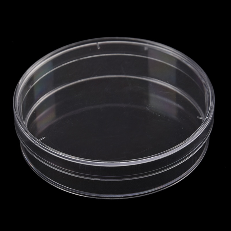 10Pcs Sterile Petri Dishes w/Lids for Lab Plate Bacterial Yeast 55mm x 15mm