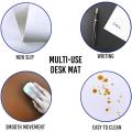 Large Mouse Pad Extra Big Non-Slip Desk Pad Waterproof PVC Leather Desk Table Protector Gaming Mouse Mat for Game Office Work