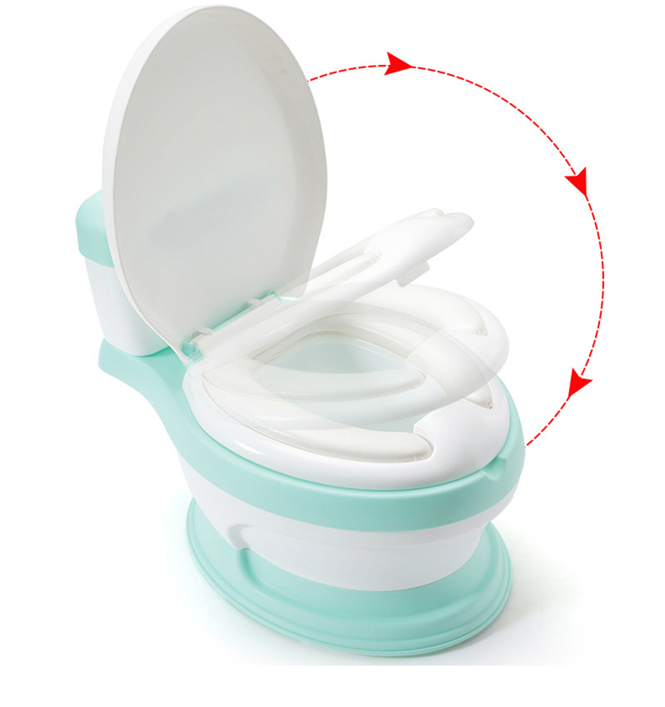 Baby Potty Children's Potty New Training Seat Baby Toilet Portable Backrest Urinal simulation Kids Toilet Trainer Bedpan