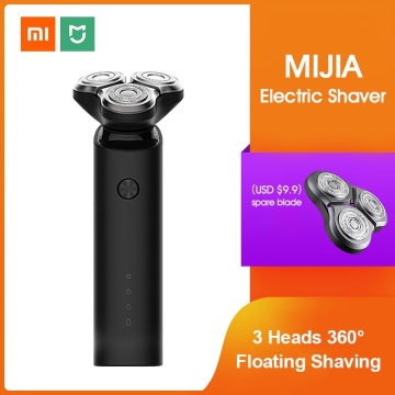 Xiaomi Mijia Electric Shaver Razor Shaving Beard Machine for Men Dry Wet Beard Trimmer Rechargeable washable 3D head Dual Blades