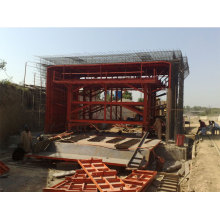 Inside Concrete Lining Tunnel Formwork Trolley Casting Mould