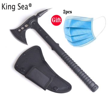 King Sea High Outdoor Exploration Axe Needle-Tailed Camping Hiking Practical Axe Tomahawk Fire Ice Axe With Fiberglass Handle