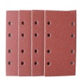 25pcs Sandpaper Square Sander Hook Loop Sand Paper Sanding Disc Sheets Abrasive Tools For Orbital Polishing 40/60/80/120 Grit