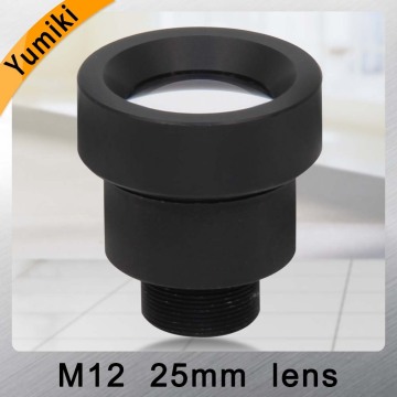 Yumiki CCTV lens 25mm M12*0.5 14degree 1/3