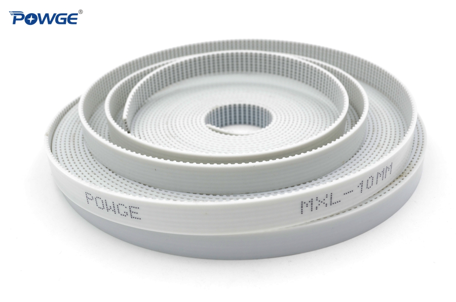 POWGE 10Meters MXL Open timing belt MXL-10 Width 10mm Pitch 2.032mm MXL Synchronous belt polyurethane with steel PU MXL Belt