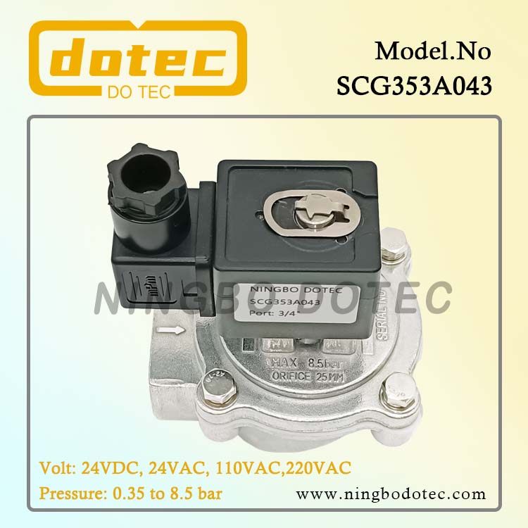 SCG353A043 3/4" ASCO Type Dust Collector Pulse Jet Valve