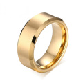 Wholesale mens gold tungsten wedding bands