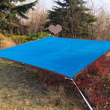 Blue Sun Shelter Canopy Sun Shade Sail Home Garden Awnings Outdoor Protection Covers Square Patio Glass House Customized Size