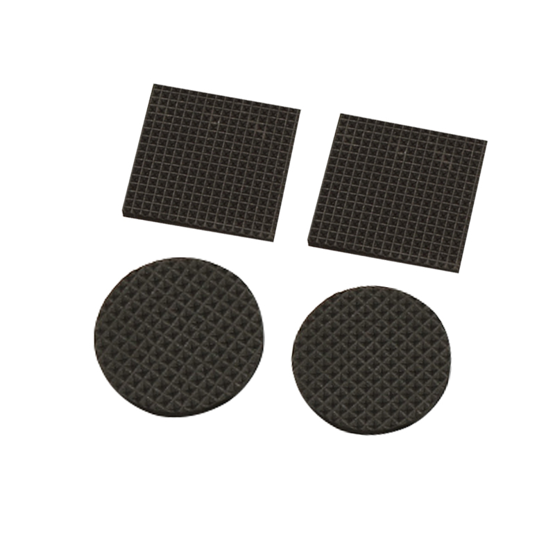 Black 1-24PCS Self Adhesive Furniture Leg Feet Rug Felt Pads Anti Slip Mat Bumper Damper For Chair Table Protector Hardware