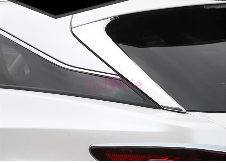 Door Sills 2016-2017 Stainless Steel Rear Window Glass Moulding Trims Car Styling for Lexus RX 450h 350 270 Accessories