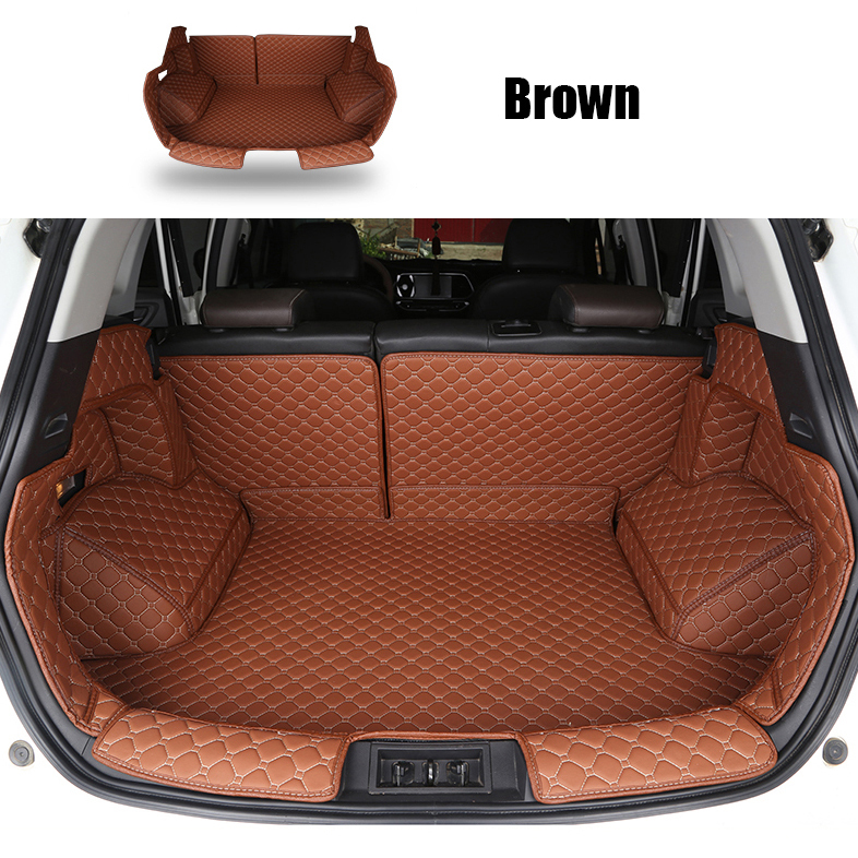 ZHOUSHENGLEE Custom car trunk mat for Isuzu all models JMC D-MAX mu-X car styling auto accessories cat trunk mat