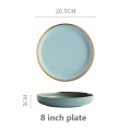 Green 8-inch plate