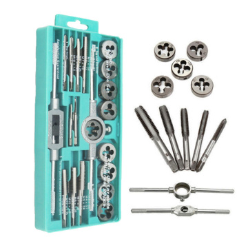 8/12/20pcs Multifunction Die Wrench Set Screw Tap Die Set External Thread Cutting Tapping Hand Tool Kit Thread Screwdriver