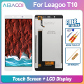 AiBaoQi New Original 5.7 inch Touch Screen+1920x1080 LCD Display Assembly Replacement For Leagoo T10 Android 6.0 Phone