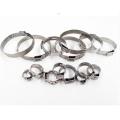 Free shipping High Quality 50 PCS Stainless Steel 304 Single Ear Hose Clamps Assortment Kit Single