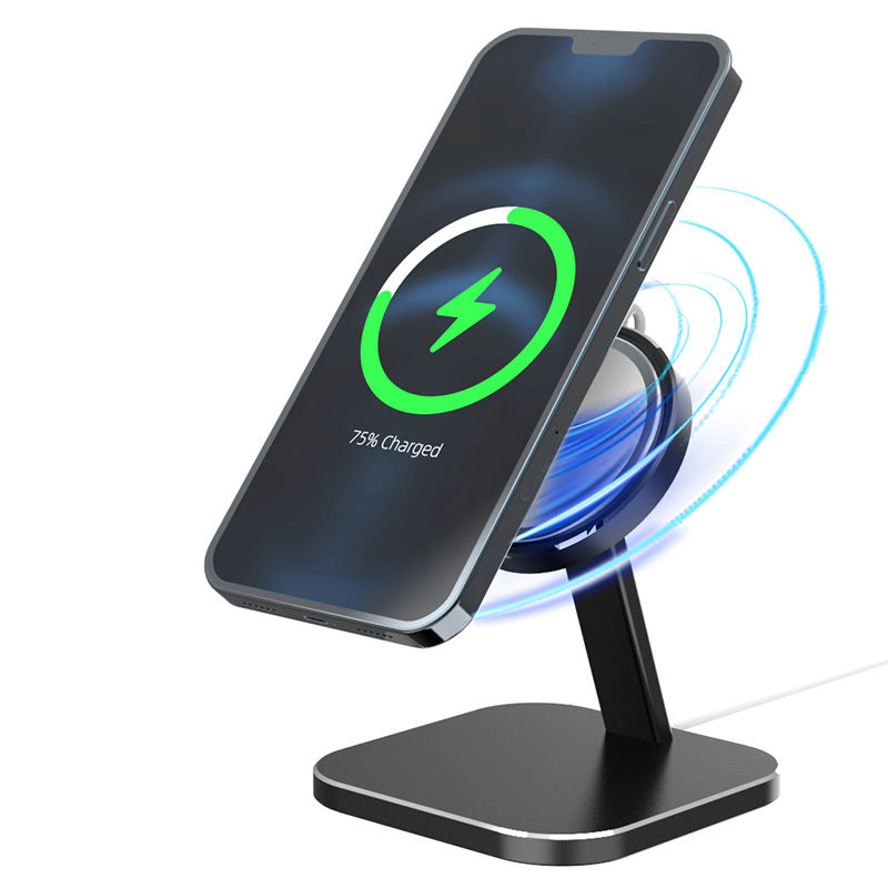 Lovebay For Magnet Wireless Charger Holder For iPhone 12Pro Max Magnetic Charging For Mobile Phone Stand Holder Hanging Charger