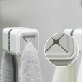 Creative Self Adhesive Cloth Tea Towel Rack Wall Mounted Napkin Push In Holder Kitchen Bathroom 2 Colors