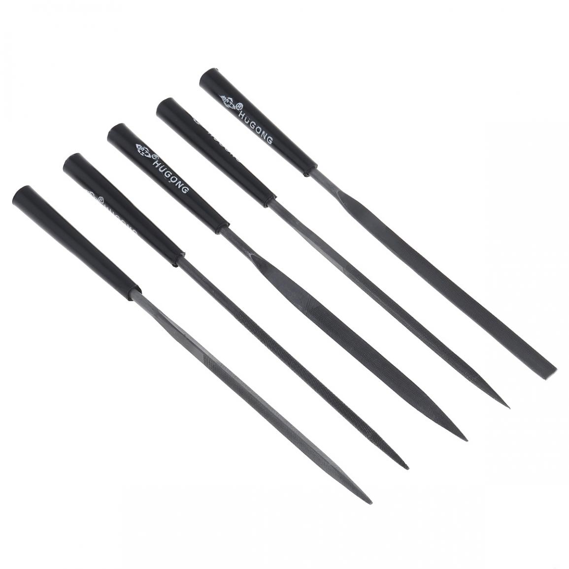 5pcs/set 141mm-145mm Mini Metal File Tool Set Needle Filing Woodworking Rasp Diy Polishing Tool