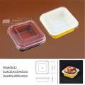 BOPP plasctic disposable cookie cake box tray