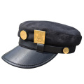 JOJOs Bizarre Adventure Jotaro Kujo Hat Cosplay Joseph Army Military Cap Hat+Badge