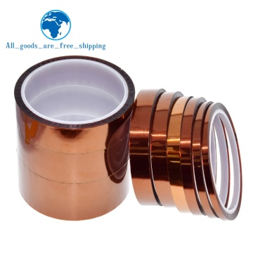33meter x 5-40mm High Temperature Polyimide Tape Heat Resistant Insulation Polyimide Film Adhesive Tape 10mm