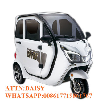New design 3 wheel electric mini passenger tricycle rickshaw car