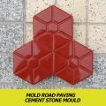 Pavement Mold DIY Road Path Square Garden Paving Brick Tile Concrete Mould for Household Gardeing Courtyard Path design Molds