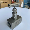 High Pressure Adjustable Needle Valve Manual Needle Valve Female Single Pass Flow Control NPT 1/4 3/8 1/2 3/4