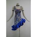 Blue latin dresses for girls